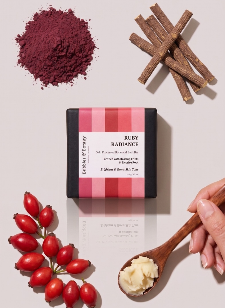 Ruby Radiance Bath Bar 140 gm